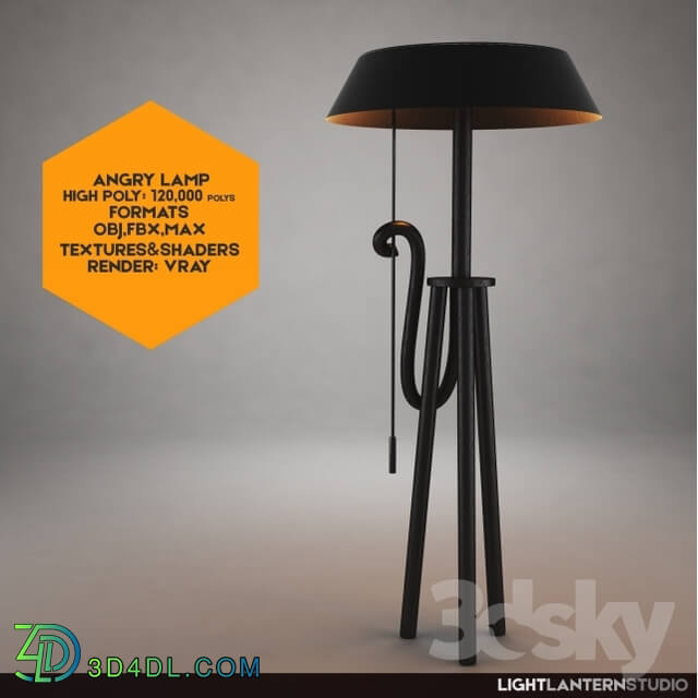 Floor lamp - Angry Lamp