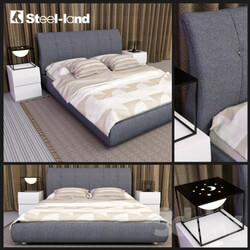 Bed - Bed Steel-Land AP-P155 