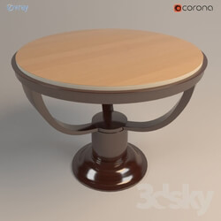 Table - Art Deco Rosewood Side Table 