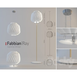 Floor lamp - Fabbian Ray Collection 