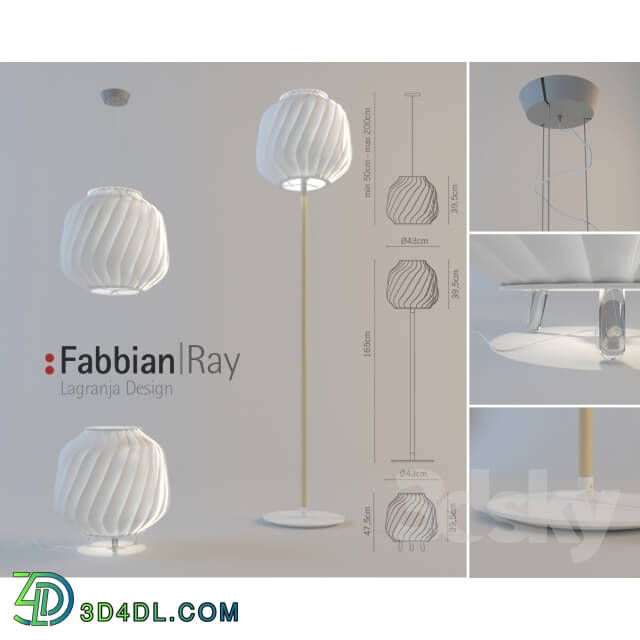 Floor lamp - Fabbian Ray Collection