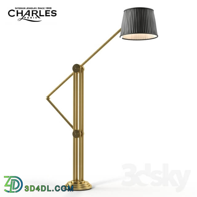 Floor lamp - Charles Paris Propylees Floor Lamp L