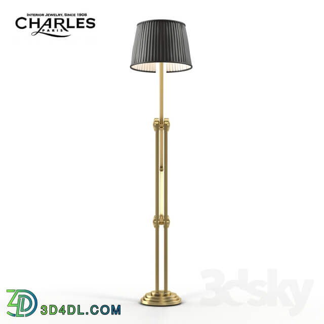 Floor lamp - Charles Paris Propylees Floor Lamp L