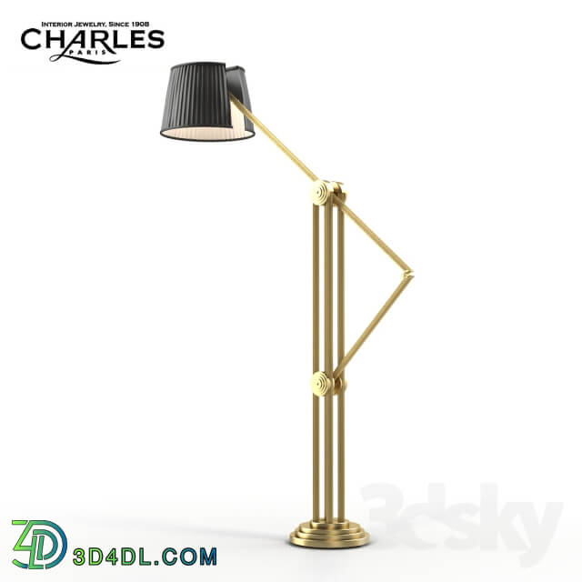 Floor lamp - Charles Paris Propylees Floor Lamp L