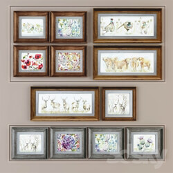 Frame - The collection of 02 paintings 