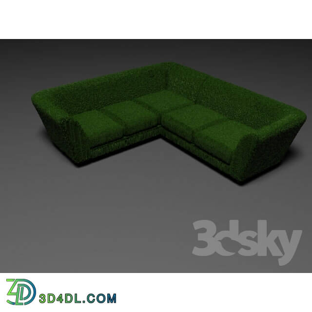 Sofa - Furry sofa