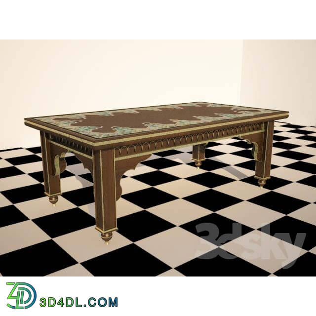 Table - Stoleg in Oriental style