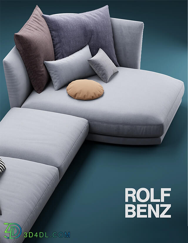 Sofa - Sofa ROLF BENZ TONDO