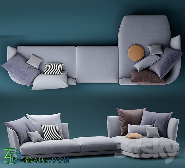 Sofa - Sofa ROLF BENZ TONDO