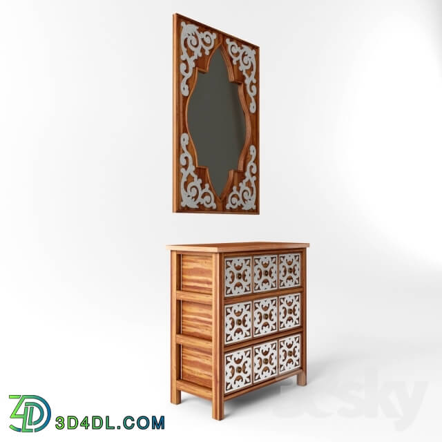 Sideboard _ Chest of drawer - Mirror and dresser Tanger