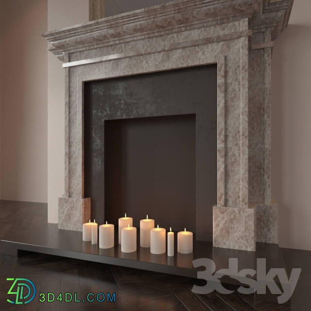 Fireplace - Fireplace English classic