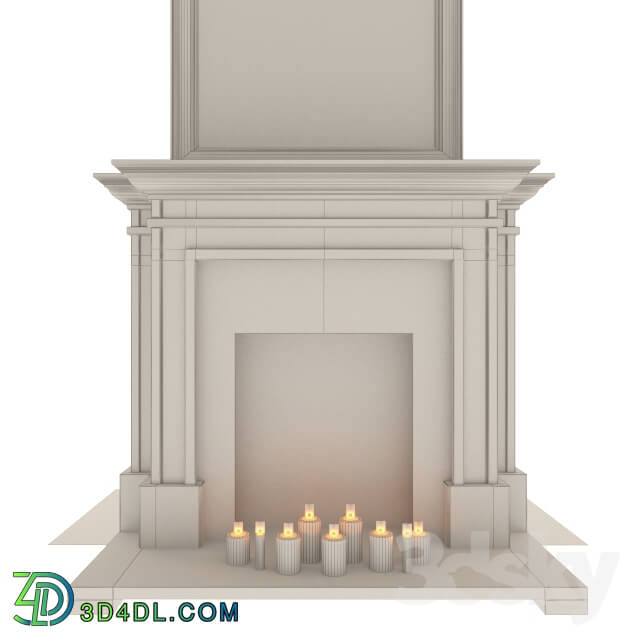 Fireplace - Fireplace English classic