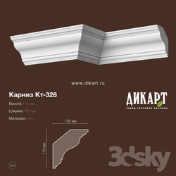 Decorative plaster - KT-328.110Hx100mm 