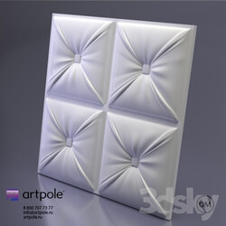 3D panel - Gypsum 3d Chester panel from Artpole 