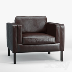 Arm chair - Austin Leather Armchair 