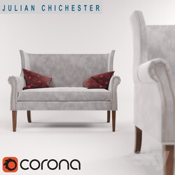 Sofa - Julian Chichester Kelso Loveseat 