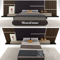 Bed - GHIROLETTO bed by MisuraEmme 