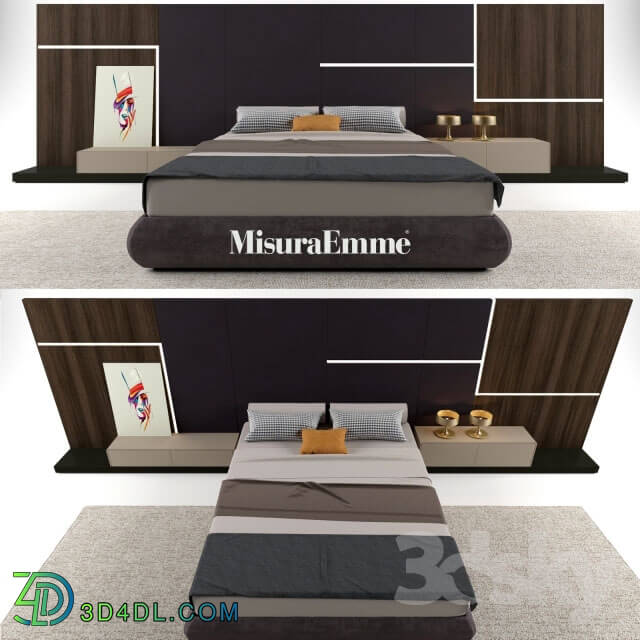 Bed - GHIROLETTO bed by MisuraEmme