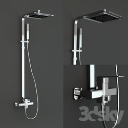 Faucet - damixa slate shower set 