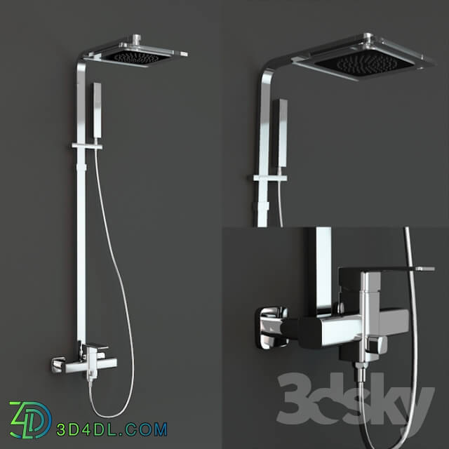 Faucet - damixa slate shower set