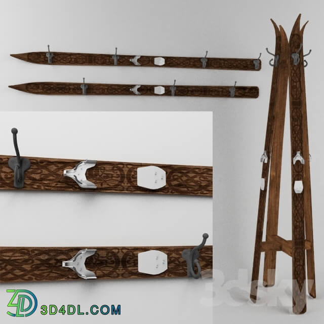 Other decorative objects - Hangers of skis