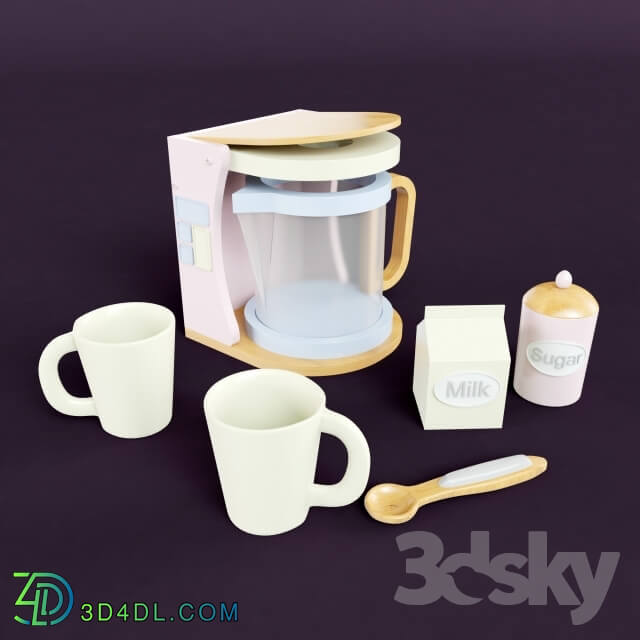 Toy - Kid Kraft. Pastel Coffee Set