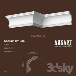 Decorative plaster - KT-336.150Hx100mm 