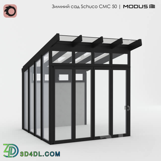 Other architectural elements - Winter Garden CMC 50 MODUS glass canopy