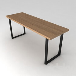 Table - Iron wood table 