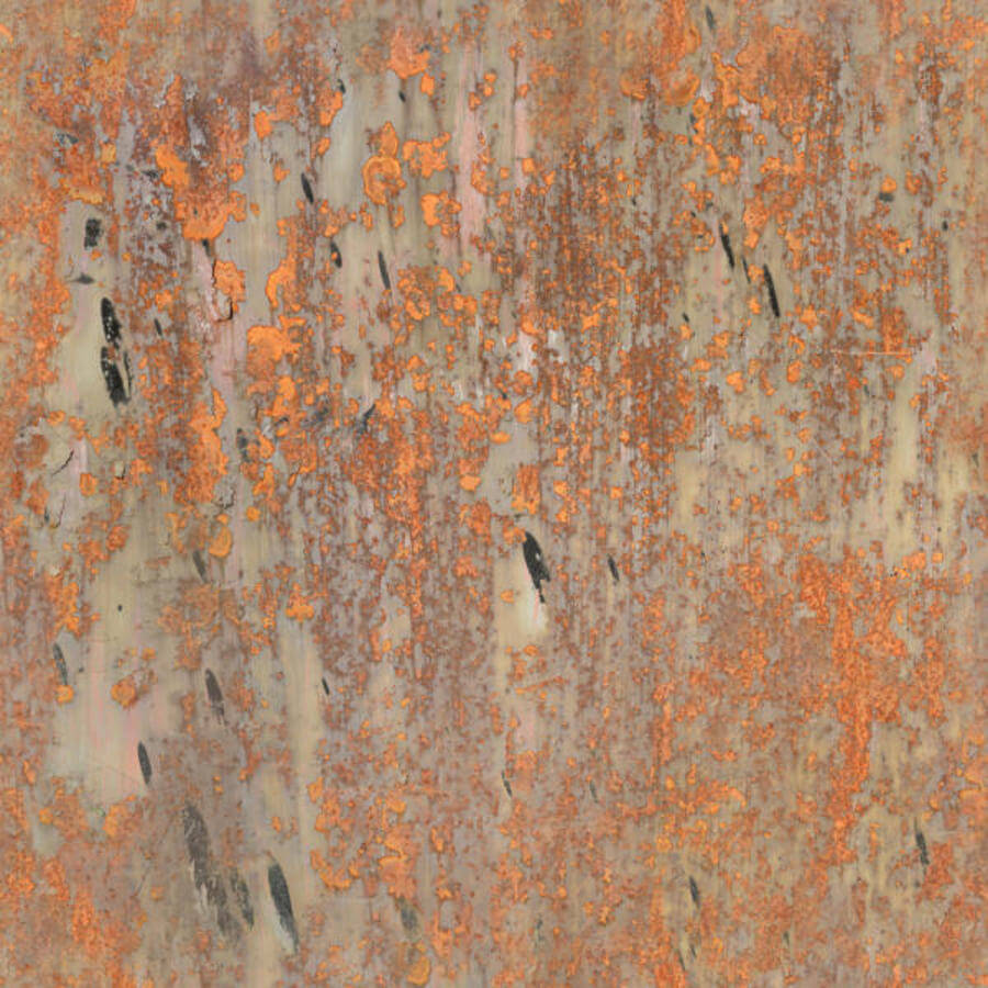 Rust Mixed On Paint (022)