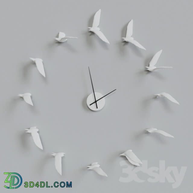 Other decorative objects - Swallow Clock