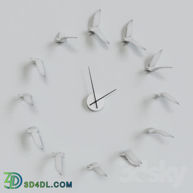 Other decorative objects - Swallow Clock