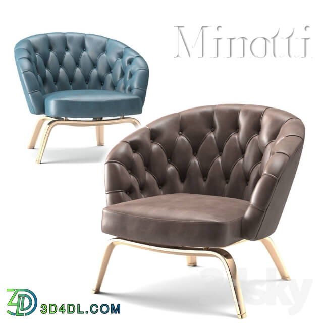 Arm chair - MinottiLeather