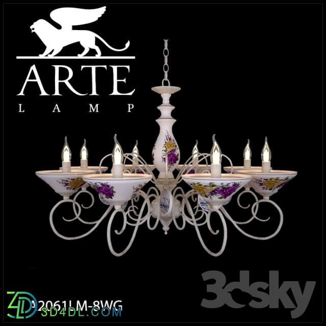 Ceiling light - Arte Lamp A2061LM-8WG