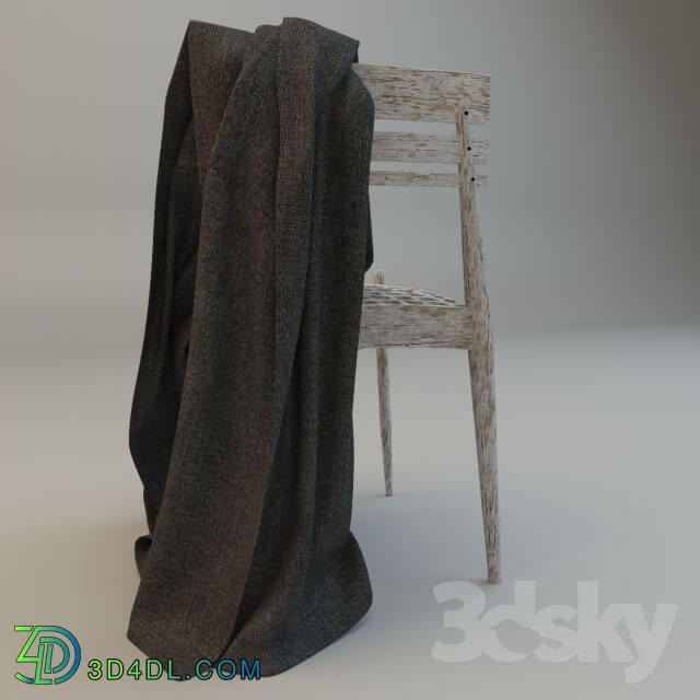 Chair - Chair with Drapery