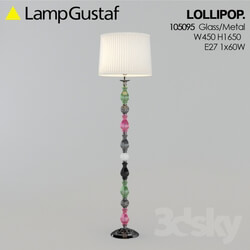 Floor lamp - Floor lamp LAMPGUSTAF LOLLIPOP 