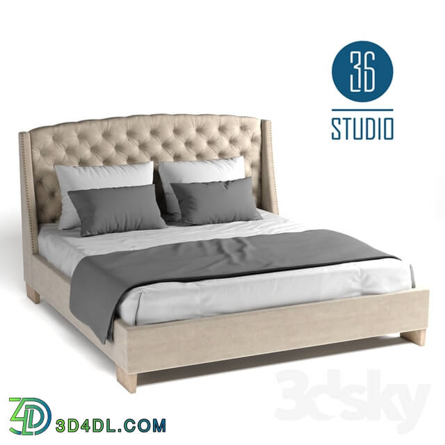 Bed - OM Double bed model B01115 from Studio 36