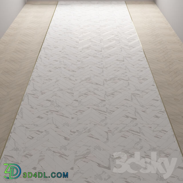 Floor coverings - Floor wood and marble