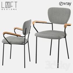 Chair - Chair LoftDesigne 1483 model 