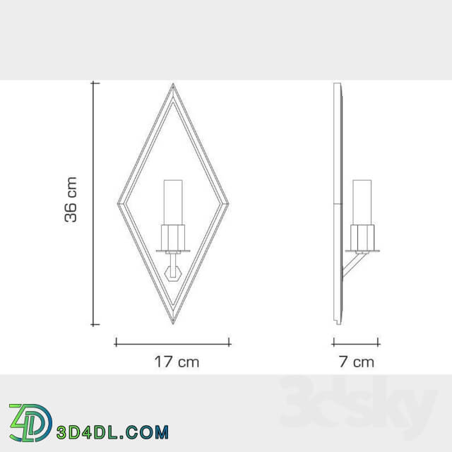 Wall light - Remains Rex14 Sconce Sconce