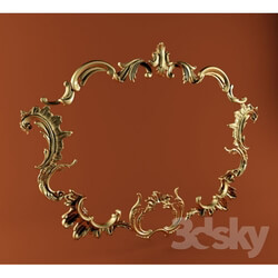 Decorative plaster - Carved frame 