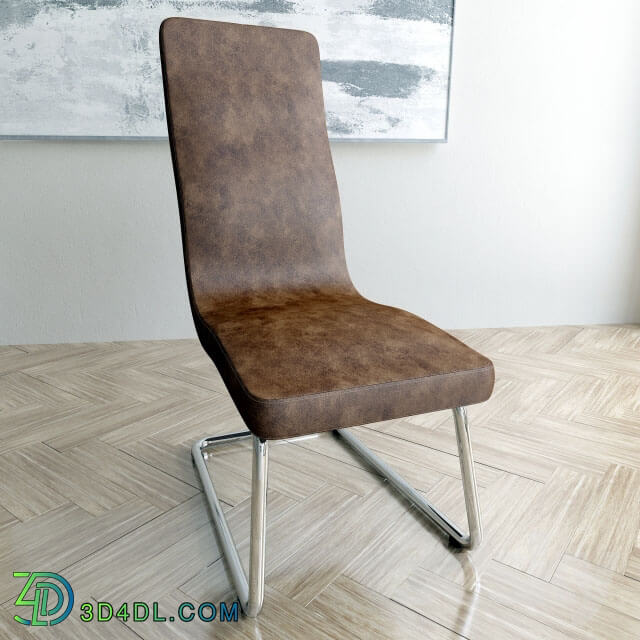 Chair - Leather chair.