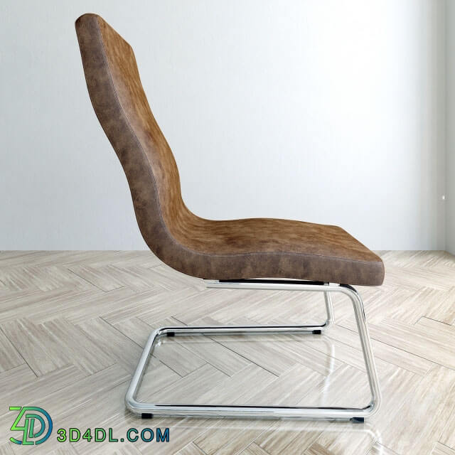 Chair - Leather chair.