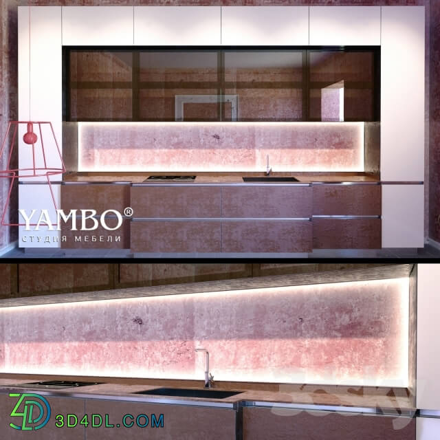 Kitchen - Kitchen with porcelain company Yambo