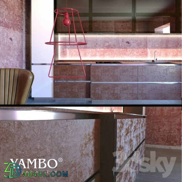 Kitchen - Kitchen with porcelain company Yambo