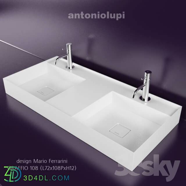 Wash basin - washbasin antoniolupi Graffio 108