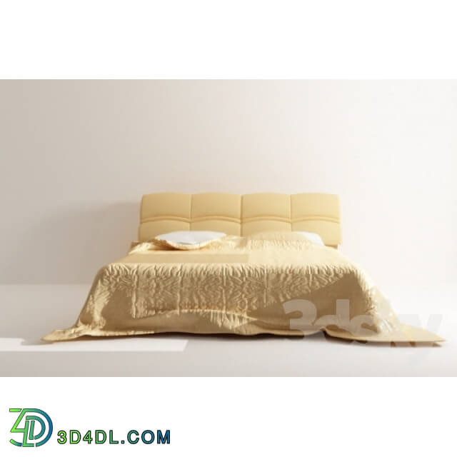 Bed - bed with upholstered headboard