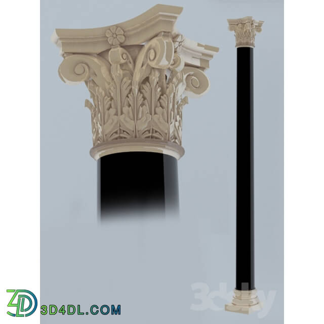 Decorative plaster - kolona