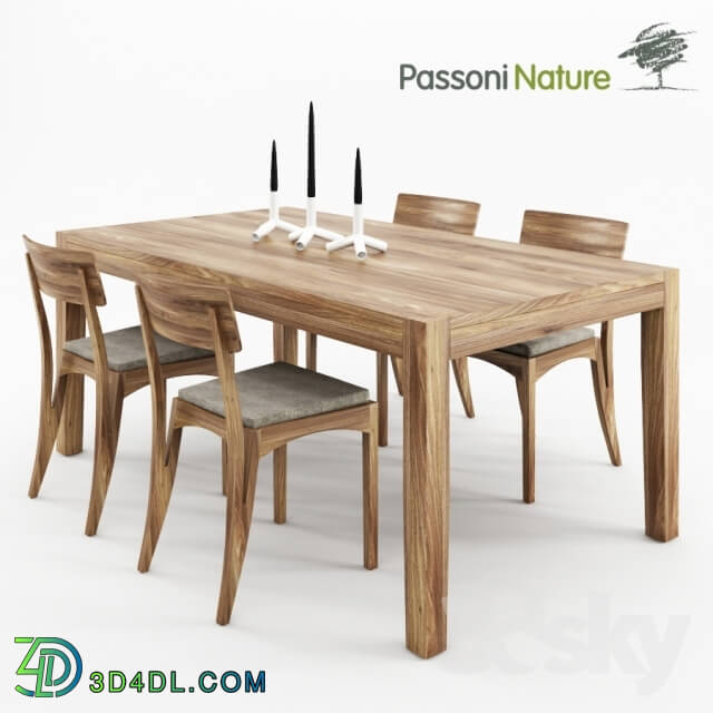 Table _ Chair - Passoni Nature. Home HELIOS TAVOLO 180 fix _ Home MORAAR SEDIA
