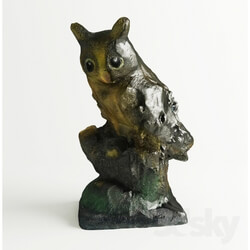 Sculpture - Owl Figurine 